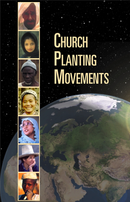 Church Planting Movements Church Planting Movements