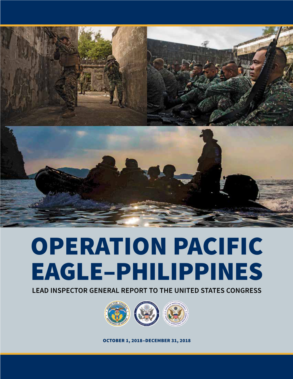 Operation Pacific Eagle–Philippines Lead Inspector General Report to the United States Congress
