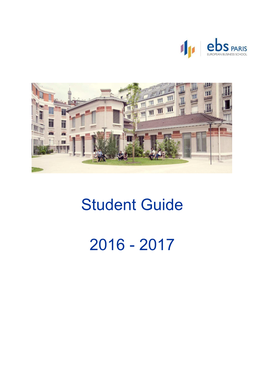 Student Guide 2016