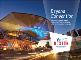 10 Remarkable Years in Boston's Meetings & Conventions Experience