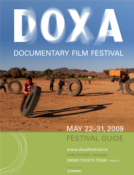 Documentary Film Festival May 22–31, 2009