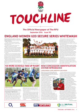 England Women U20 Secure Series Whitewash