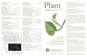 View Plant & Garden Supply Guide