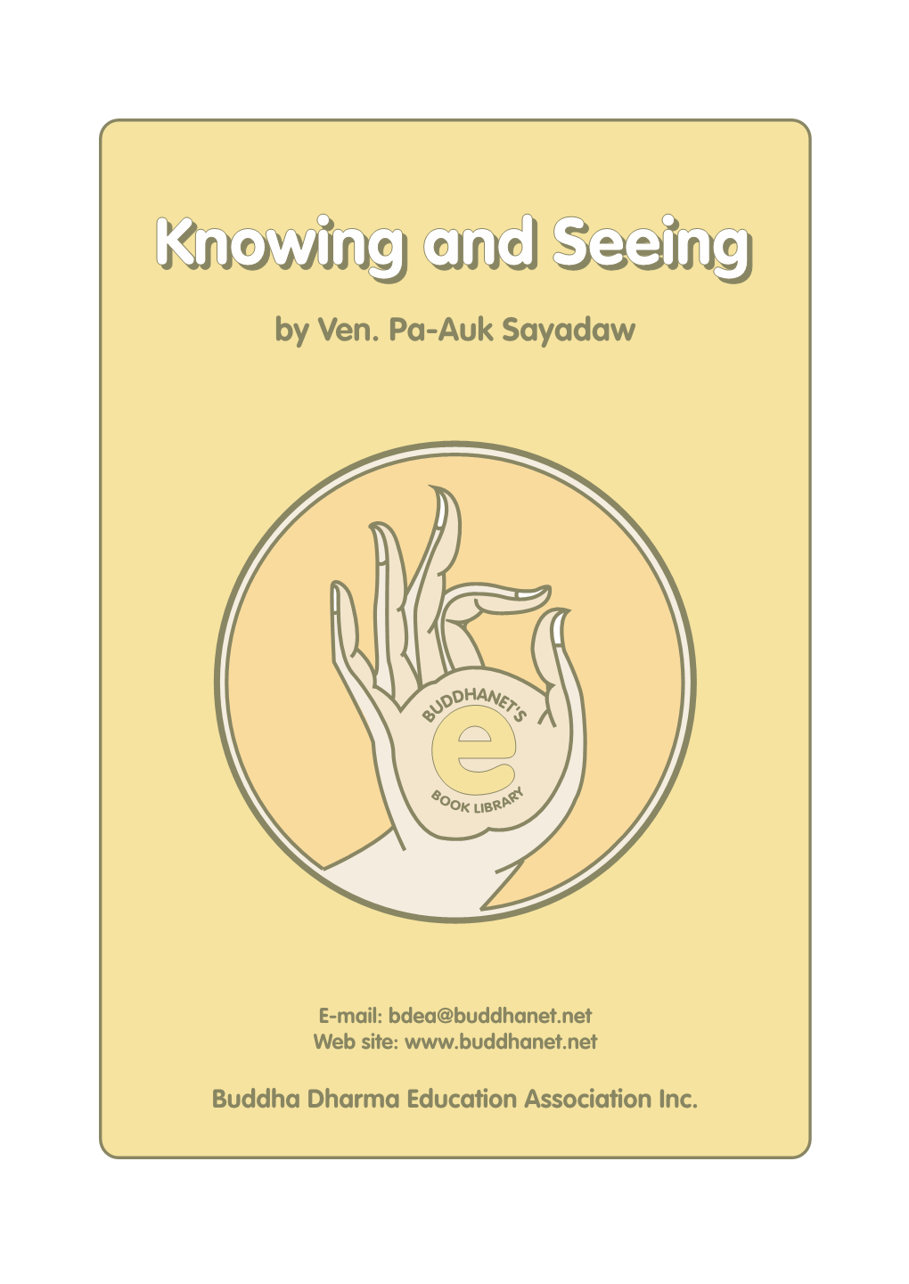 Knowing and Seeing