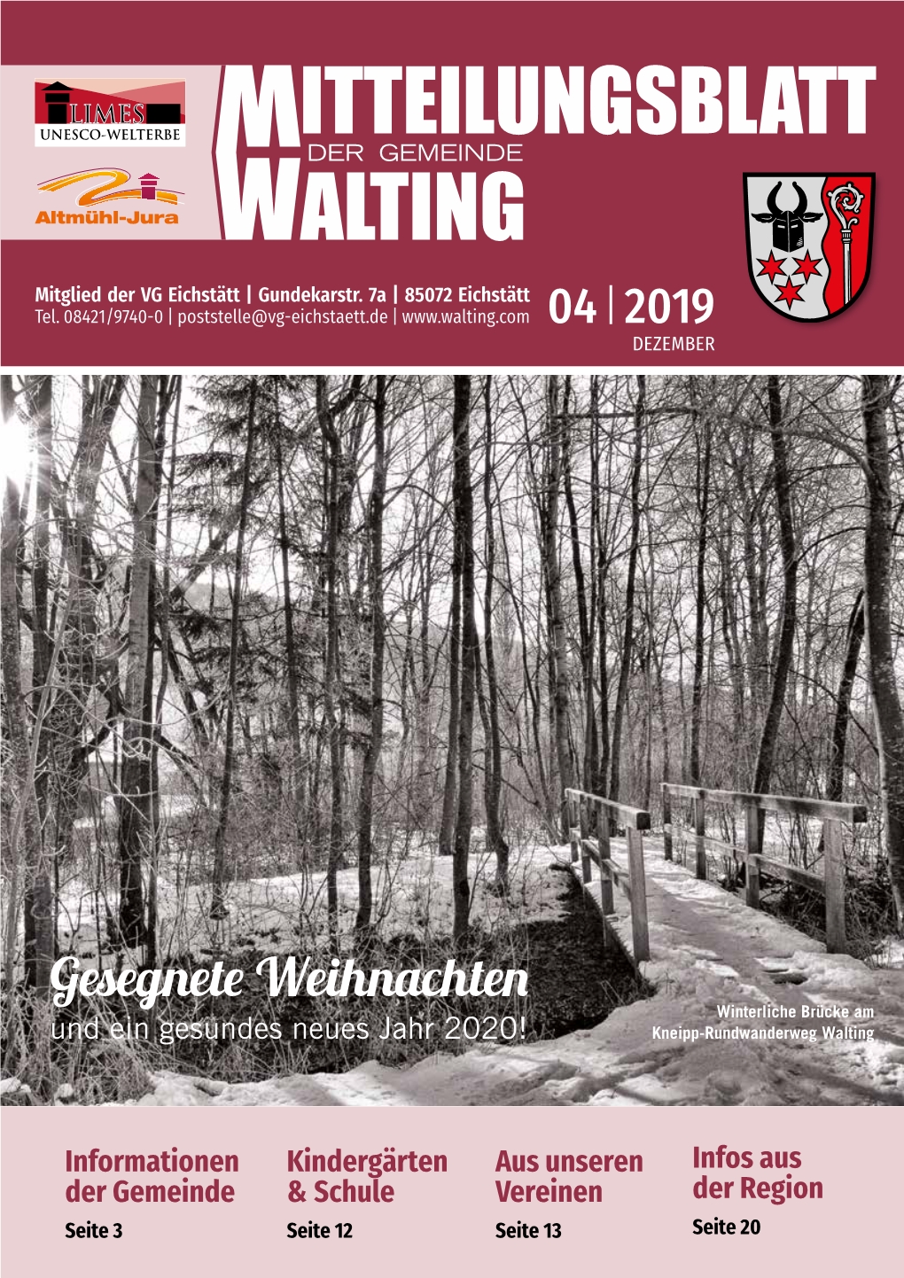 Mitteilungsblatt Dezember 2019