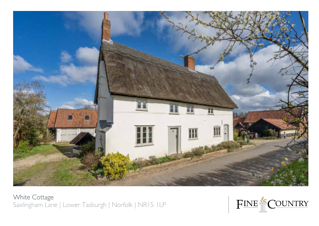 White Cottage Saxlingham Lane | Lower Tasburgh | Norfolk | NR15 1LP PICTURE PERFECT