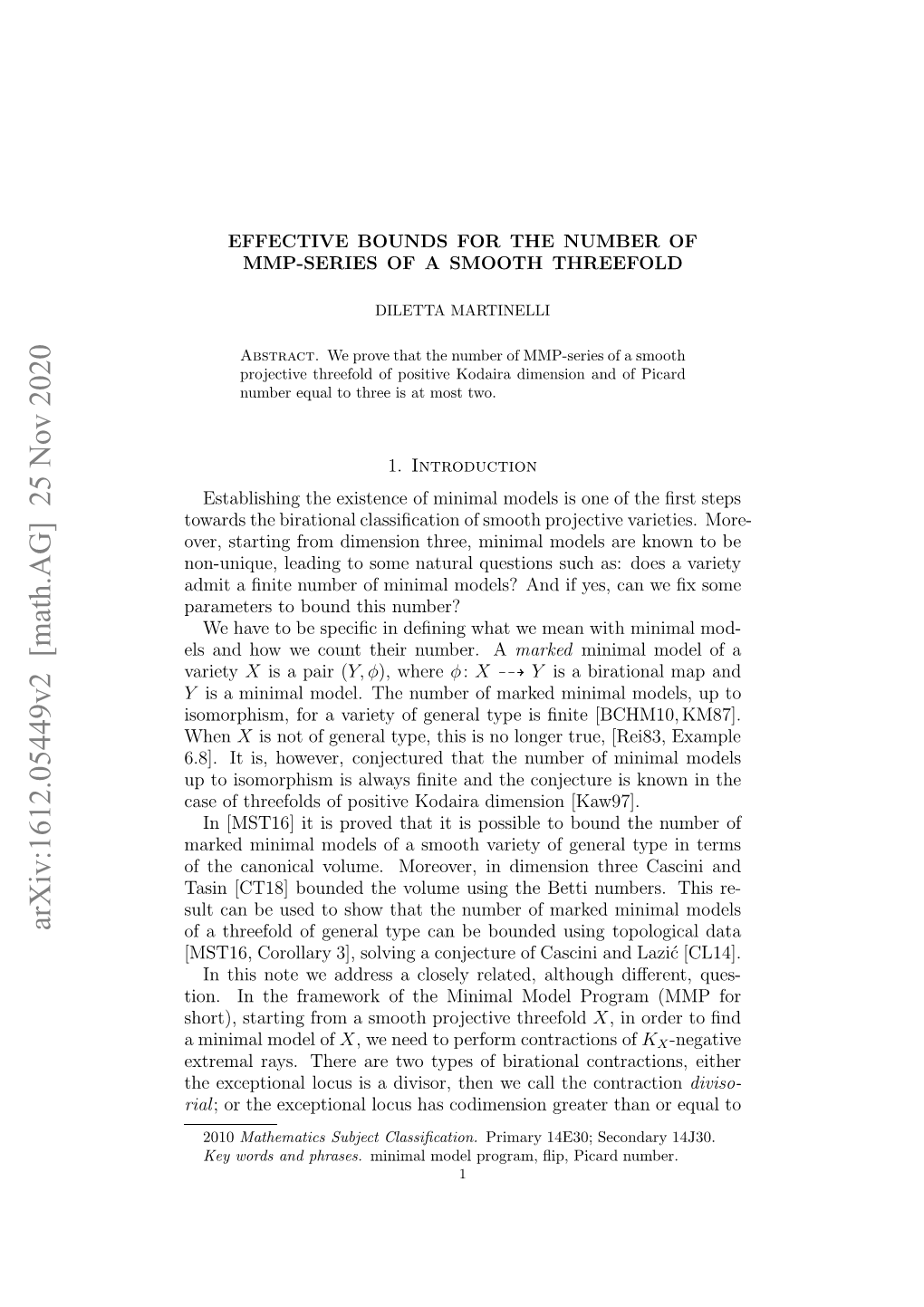 Effective Bounds for the Number of MMP-Series of a Smooth Threefold