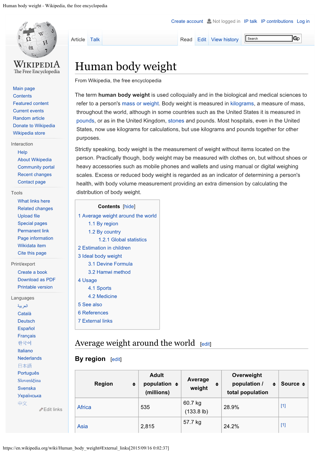 Human Body Weight - Wikipedia, the Free Encyclopedia