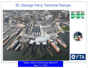 St. George Ferry Terminal Ramps