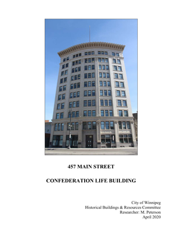 457 Main Street Confederation Life Building