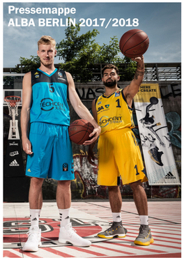 Alba Berlin Pressemappe 2017/2018