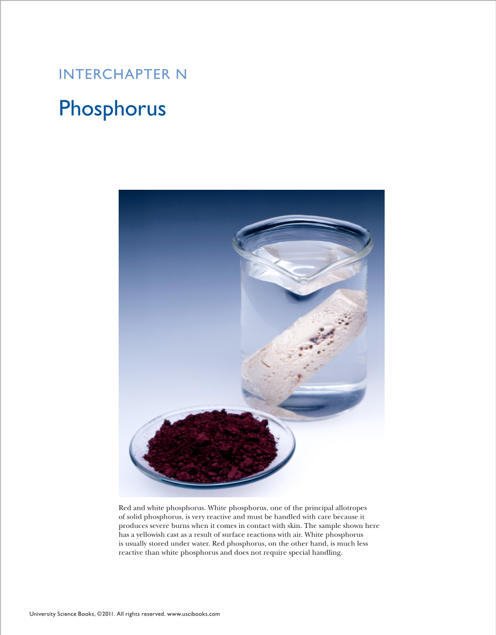 Interchapter N Phosphorus