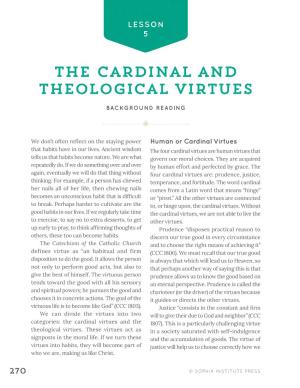 The Cardinal and Theological Virtues