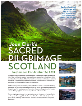 Joan Clark's Sacred Pilgrimage
