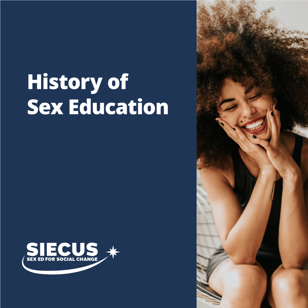 History of Sex Education Table of Contents