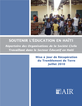 Soutenir L'éducation En Haïti