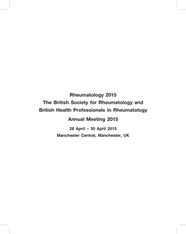 Rheumatology-TP 1..2