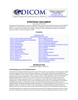 DICOM Strategy