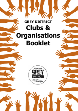 Clubs & Organisations Booklet