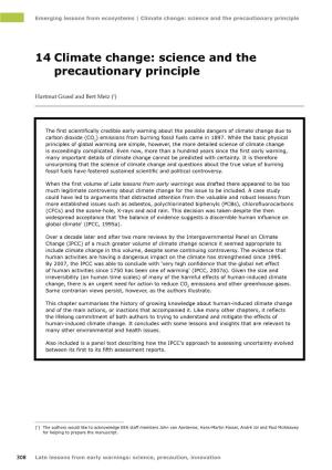 Science and the Precautionary Principle