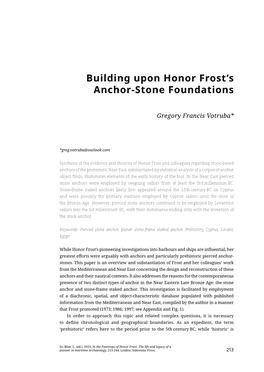 Building Upon Honor Frost's Anchor‑Stone Foundations