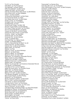 "74 75", by the Connells "500 Miles", by the Proclaimers "Act