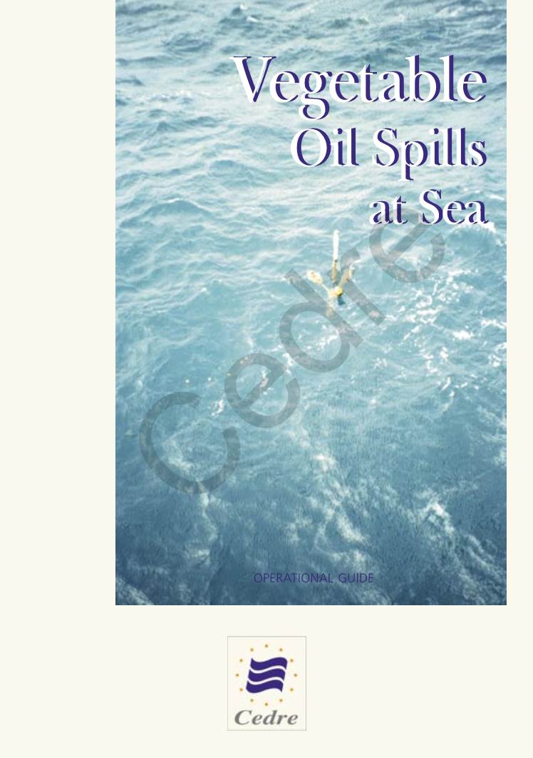 Vegetable Oil Spills at Sea