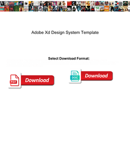 Adobe Xd Design System Template