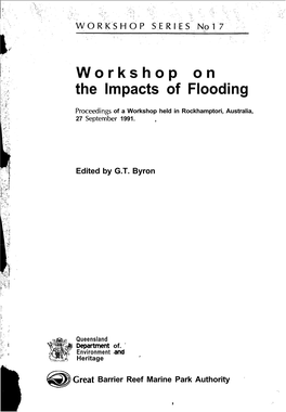 Workshop on the Impacts of Flooding