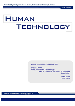 Special Issue on Mind, Music & Technology
