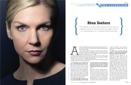 Rhea Seehorn the “Better Call Saul” Lead Actress Isn’T Focused on Celebrity, Fame, Or Riches