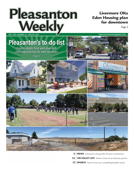 Pleasanton's To-Do List