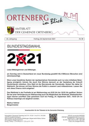 Amtsblatt Dergemeinde Ortenberg