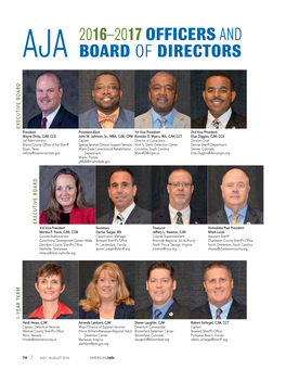 2016–2017Officersand Board of Directors