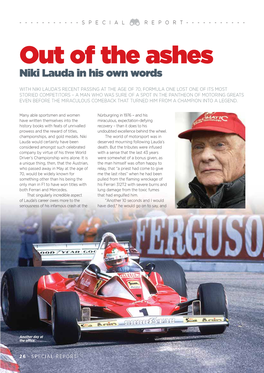 Out of the Ashes Niki Lauda in His Own Words