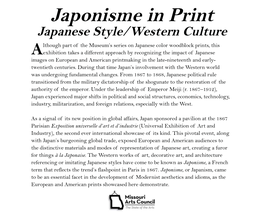 Japanese Style/Western Culture