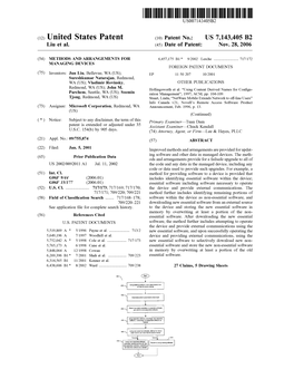 United States Patent (10) Patent No.: US 7,143,405 B2 Liu Et Al