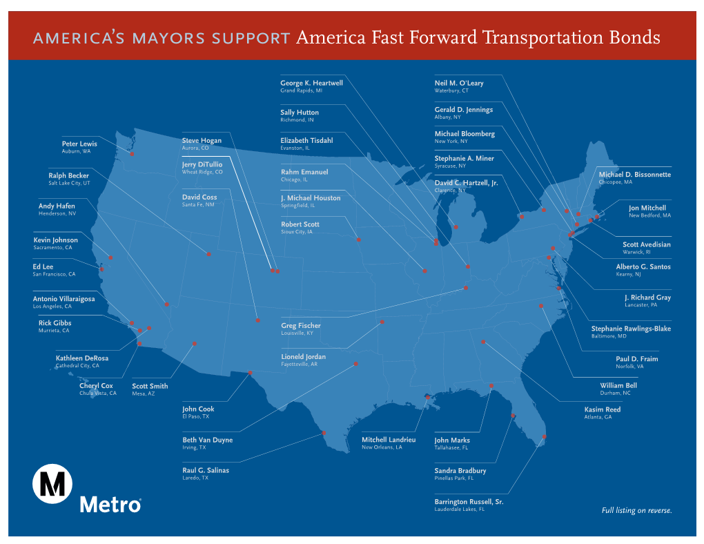 AMERICATS MAYORS SUPPORT America Fast Forward