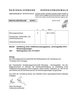 Regionalverband Nordschwarzwald Bedankt Sich Für Die Beteiligung Am O.G