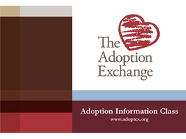 Adoption Information Class