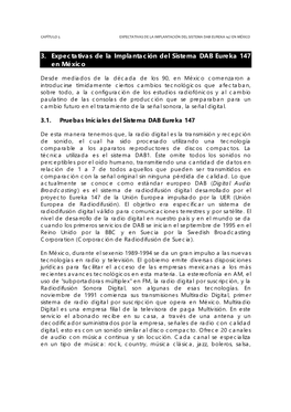 3. Expectativas De La Implantación Del Sistema DAB Eureka 147 En México