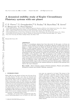 A Dynamical Stability Study of Kepler Circumbinary Planetary Systems with One Planet 3 on the Outcome (E.G
