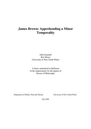 James Brown: Apprehending a Minor Temporality
