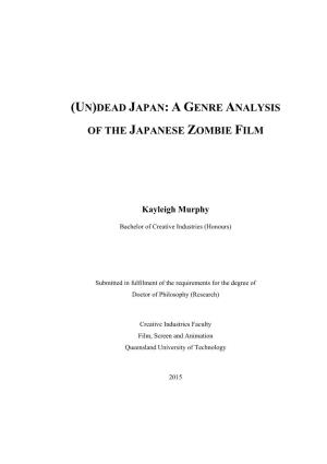 Dead Japan: a Genre Analysis