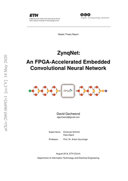 An FPGA-Accelerated Embedded Convolutional Neural Network