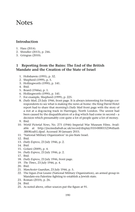 Introduction 1 Reporting from the Ruins: the End of the British