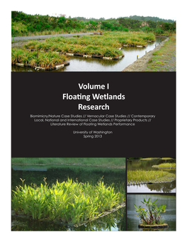 Volume I Floating Wetlands Research