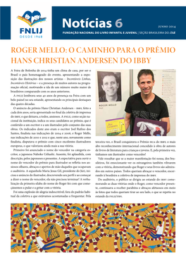 Notícias 6 Junho 2014 Fundação Nacional Do Livro Infantil E Juvenil | Seção Brasileira Do
