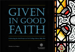 Given in Good Faith Catalogue.Pdf (2.165Mb)
