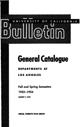 1953–54 General Catalog